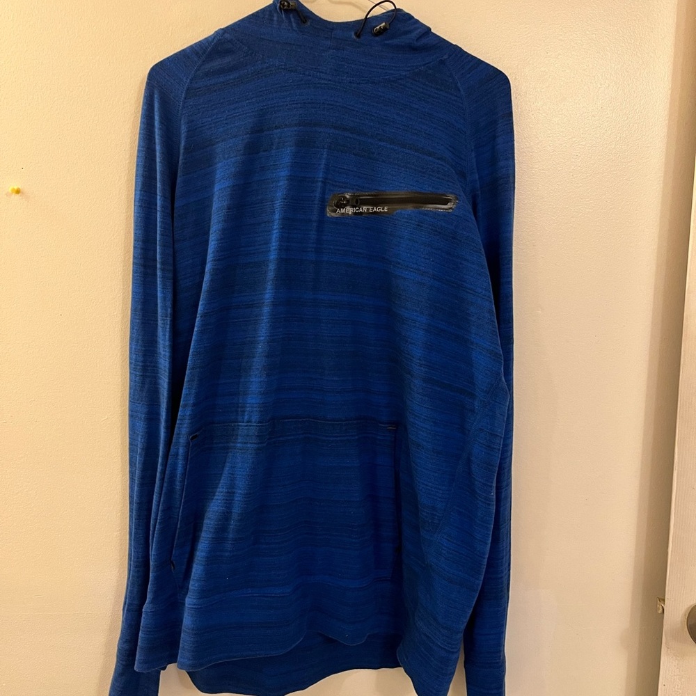 AE American eagle flex blue mens pullover
